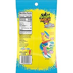 SOUR PATCH KIDS Tropical Soft & Chewy Candy, 12-8