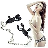 Demarkt Nipple Clamp Breast Clip Restraint Set Bondage Kit Erotic BDSM Fetish Fantasy Femal Sex Toy for Adults Couples
