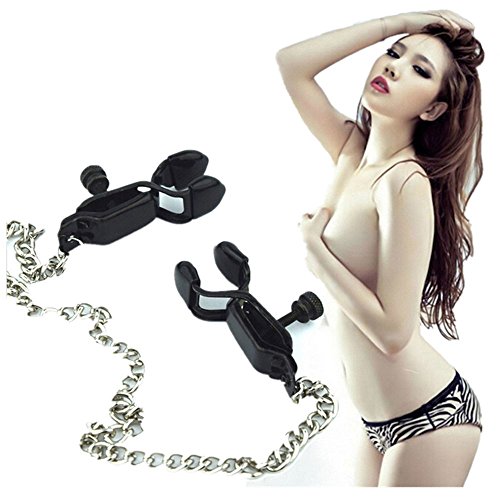 Demarkt Nipple Clamp Breast Clip Restraint Set Bondage Kit Erotic BDSM Fetish Fantasy Femal Sex Toy for Adults Couples