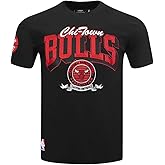 Chicago Bulls Team Badge Men's Basketball T-Shirt (Black) by Pro Standard