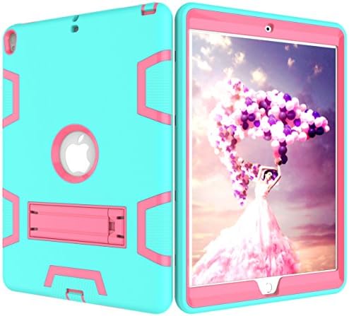 iPad Pro 10.5 Cover Case,Tina 3in1 PC+Silicon Kickstand Feature Heavy Duty Shockproof Anti-Slip High Impact Resistant Full Protection for iPad Pro 10.5 Inch 2017 Released Tablet