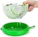 UPGRADE Salad cutter bowl - Best Salad maker. Vegetable chopper, Cutter for Lettuce or Salad chopper for Salad in 60 Seconds by O'Salata (Green)