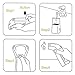 marsboy Handheld Fabric Steamer, Iron Steamer, Portable Travel Steamer, Fast Heat-up, Advanced Touch Panel, Iron Function, No Spitting, All Angles, 3.8oz Capacity Perfect for Home and Travel (Green)