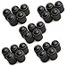 GODESON 20 Pack Black Plastic Tire Valve Stem Caps