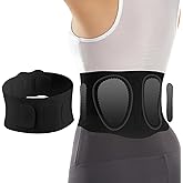 Back Brace for Lower Back Pain Women Men, Waist Support Back Support Brace Back Brace for Men Lower Back Pain Relief Products, Back Belt Sciatica Pain Relief Back Brace for Women Men (Black, X-Large)
