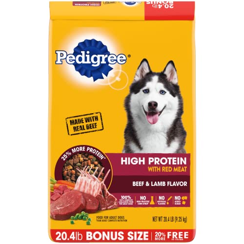 PEDIGREE High Protein Adult Dry Dog Food Beef And Lamb Flavor Dog