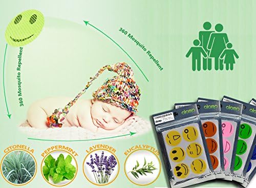 Mosquito Repellent Patches: 30 Count, Easy to Use, Can be placed on Clothes, Bed, Desk or Anywhere you like. Mosquito Repellent Patch Non-Toxic DEET Free - One Patch Works for 36-72 Hrs 100% Natural