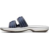 Clarks - Womens Breeze Piper H Shoes, Color Navy, Size: 6 M US