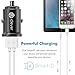 iClever NANO Car Charger BoostDrive 24W Dual USB Adapter for iPhone X / 8 / 7/ 6S / plus, iPad Pro / Air 2 / Mini, Samsung Galaxy S8 / S7 / Edge and More