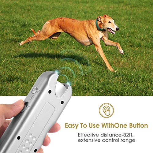Zomma Handheld Dog Repellent, Ultrasonic Infrared Dog Deterrent, Bark Stopper + Good Behavior Dog Training - Thumbnail 5