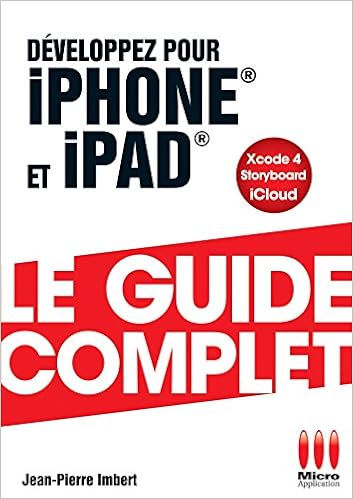 Amazon Com Guide Complet Developpez Pour Iphone Ipad Guide Complet Informatique 9782822402125 Imbert J P Books