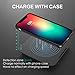 Wofalodata Qi Charging Pad Stand, 2 in 1 Fast Wireless Charger for Samsung Galaxy S8/S8 Plus/Note 8/S7/S7 Edge/S6 Edge+/Note 5,Stardard charge for iPhone X/10/8/8 Plus/LG G6/G5/Google Nexus 4/5/6