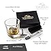 Whiskey Stones Bullets with High Cooling Technology - Stainless Steel Whiskey Bullets - Reusable Ice cubes - Best Gift for Men - Set of 6 Whiskey Ice Cubes + Ice Tongs - Whiskey Stones Gift Set