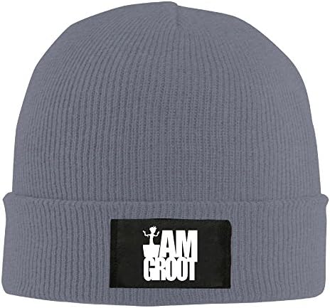 SOOSU Unisex Groot-I AM Groot Knit Cap Asphalt