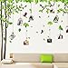 Large Memory Tree Photo Frames Combination DIY Wall Stickers Removable Transparent Wall Decals Art for Living Room Bedroom Decorative Home Decoration Stickers Mural (AM9019)