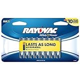 Rayovac Alkaline AA Batteries, 815-16SCF, 16-Pack