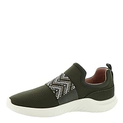 Clarks Women's Nova Way Sneaker, Dark Olive