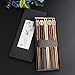 Wooden Reusable Chopsticks Set Include 5 pairs Multi Color Design Lightweight Chopstick and Asian Classic Style
