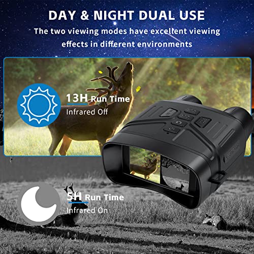 Night Vision Binoculars 4K Digital Night Vision Goggles for Adults, 3