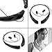Bluetooth Headphones / Headset Rymemo Match Color Wireless Music Earphones Stereo Earbuds Sports/running Magnetic Neckband Style for Cellphone,Black