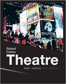 By Robert Cohen Theatre Brief Loose Leaf 10th Edition Amazon Com Books