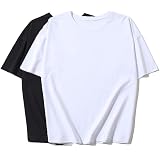 VIIOO Women's Loose Crewneck Crop Top - Short Sleeve Basic Tee, Sapphire Blue, Small - View #7