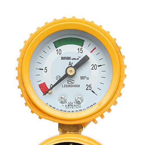 0-25 Mpa Argon CO2 Mig Tig Flow Meter Regulator Flow Meter Welding Weld Gauge - Thumbnail 3