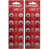 LOOPACELL 20 AG9 LR45 L936 1.5V Alkaline Button Cell Batteries
