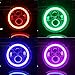 SUNPIE 7 inch RGBW Halo lights for JK JKU TJ LJ
