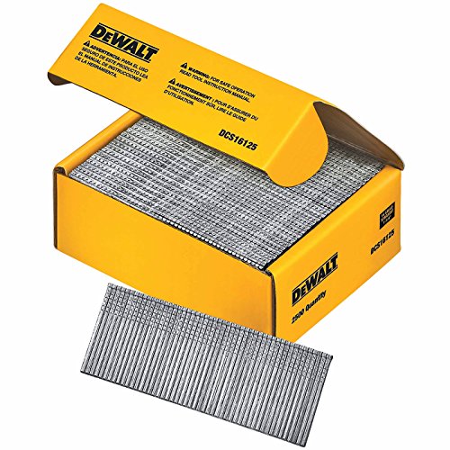 DEWALT Finish Nails, 11/4Inch, 16GA, 2500Pack (DCS16125) (packaging