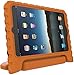 iPad 2 Kids Case: Stalion® Safe Shockproof Protection for Apple iPad 2nd 3rd & 4th Gen (Orange Orange) Ultra Lightweight + Comfort Grip Carrying Handle + Folding Stand