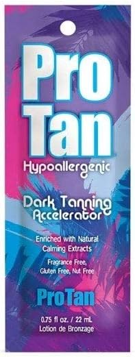 Pro Tan Hypoallergenic Dark Tanning Accelerator Lotion for Sensitive Skin 22ml
