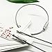 30pcs Colored Stainless Steel Wire Keychains 1.5mm 5.9 inches Aircraft Cable Key Ring Loops for Hanging Luggage Tags Or ID Tags Keepers