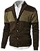 H2H Mens Casual Premium Slim Fit Knitted Jackets Thermal Warm Long Sleeve of Various Styles