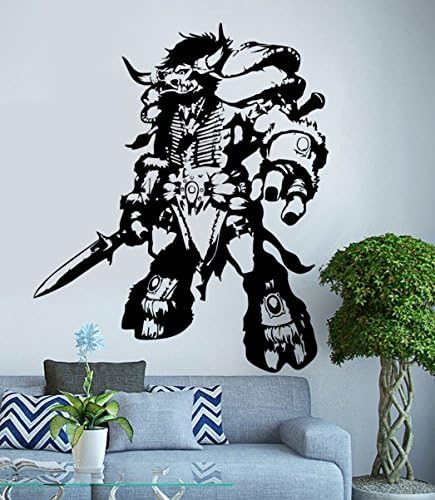 Wall Sticker Taure World of Warcraft, Vinyl, black, X-Large