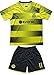 2017/2018 Borrusia Dortmund BVB Home #11 Marco REUS Football Futbol Soccer Kids Jersey Shorts Socks Set Youth Sizes