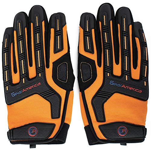GearAmerica Recovery Gloves Large OffRoad Gloves for Winching, Rigging & Towing, Reinforced