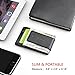 Garigolden Money Clip, Leather RFID Blocking Wallet for Men(Black) …