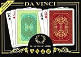 Da Vinci Persiano, Italian 100% Plastic Playing Cards, 2-deck Set Poker Size, W/hard Shell Case & 2 Cut Cards