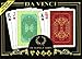 DA VINCI Persiano, Italian 100% Plastic Playing Cards, 2 Deck Set Poker Size Regular Index, with Hard Shell Case & 2 Cut Cards