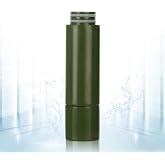 Purewell Replaceable Water Filter for Portable Filtered Water Purifier - Emergency Water Filter Pump with 4-Stage Integrated Filter for Camping Hiking Backpacking
