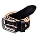 DouGuYan Unisex Casual Sports Canvas Web Stripe Buckle Belt Multi-color Belts Coffee 001