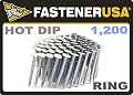 1 3/4" RING A153-D HOT DIP COIL ROOFING NAILS 1.2M RoofPak