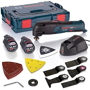 Bosch Gop 10 8 V Li Decoupeur Ponceur Kabellos Maxiset Mit 2 Akkus