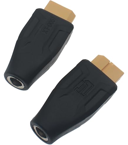SinLoon 2 Pack XT60 to DC5521 Adapter for TS100 Soldering Iron, FPV