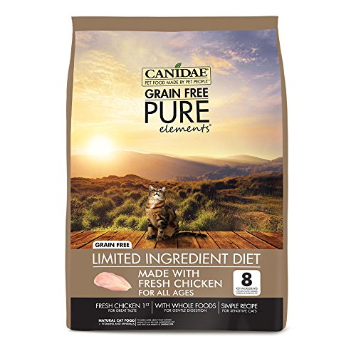 CANIDAE Grain Free PURE Elements Cat Dry Formula with Fresh Chicken, 10 lbs