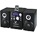 Supersonic SC805 Portable MP3/CD Player With iPod Docking, USB/SD/AUX Inputs, Cassette Recorder & AM/FM Radio (Retail Packaging, Black)