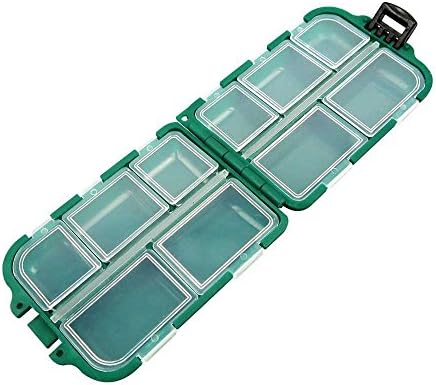 2 Pieces Clear Beads Tackle Box 003 Fishing Lure Nail Art Small Parts Plastic transparent Case Storage Organizer Containers kisten boxen boite