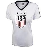 Icon Sports U.S. Soccer Federation USWNT Game Day Soccer Poly Shirt White Name