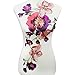 Resources House Multicolor Long Floral Patch Embroidery Applique Flower Patch Lace Fabric Motif Applique Sew On Patches